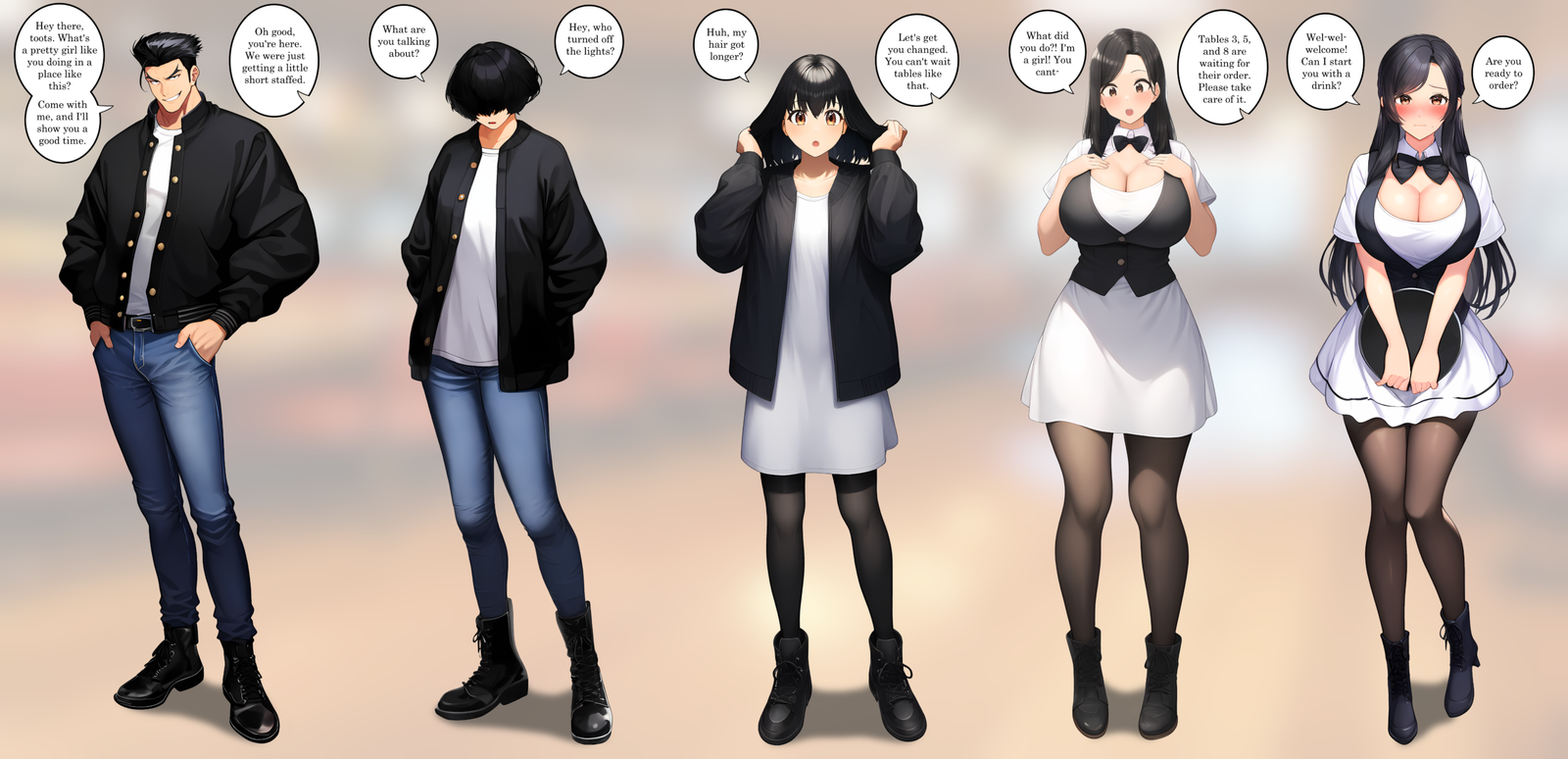 Delinquent to Waitress