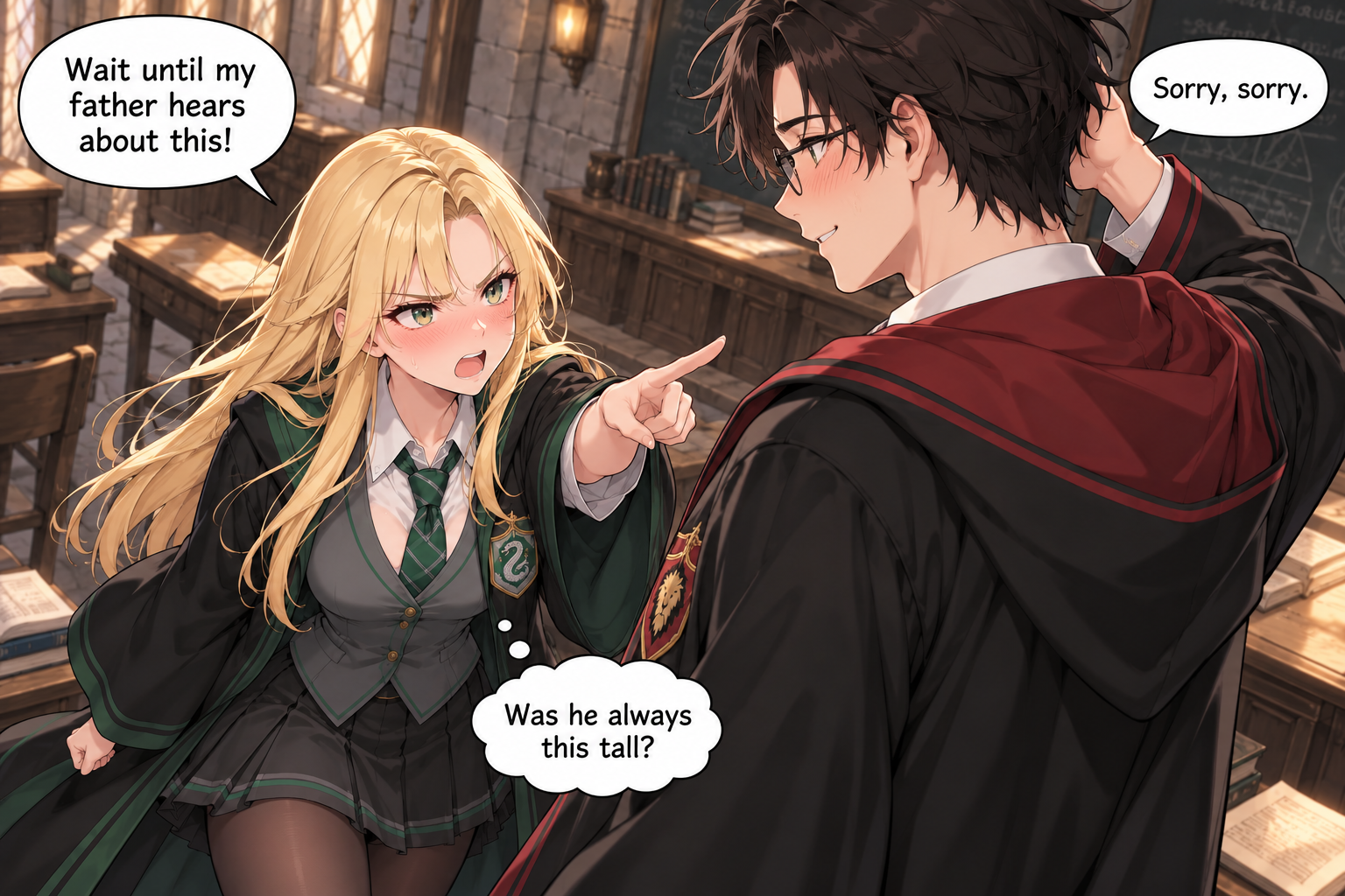 Malfoid is Not in Love – Chapter 1 – Page 1