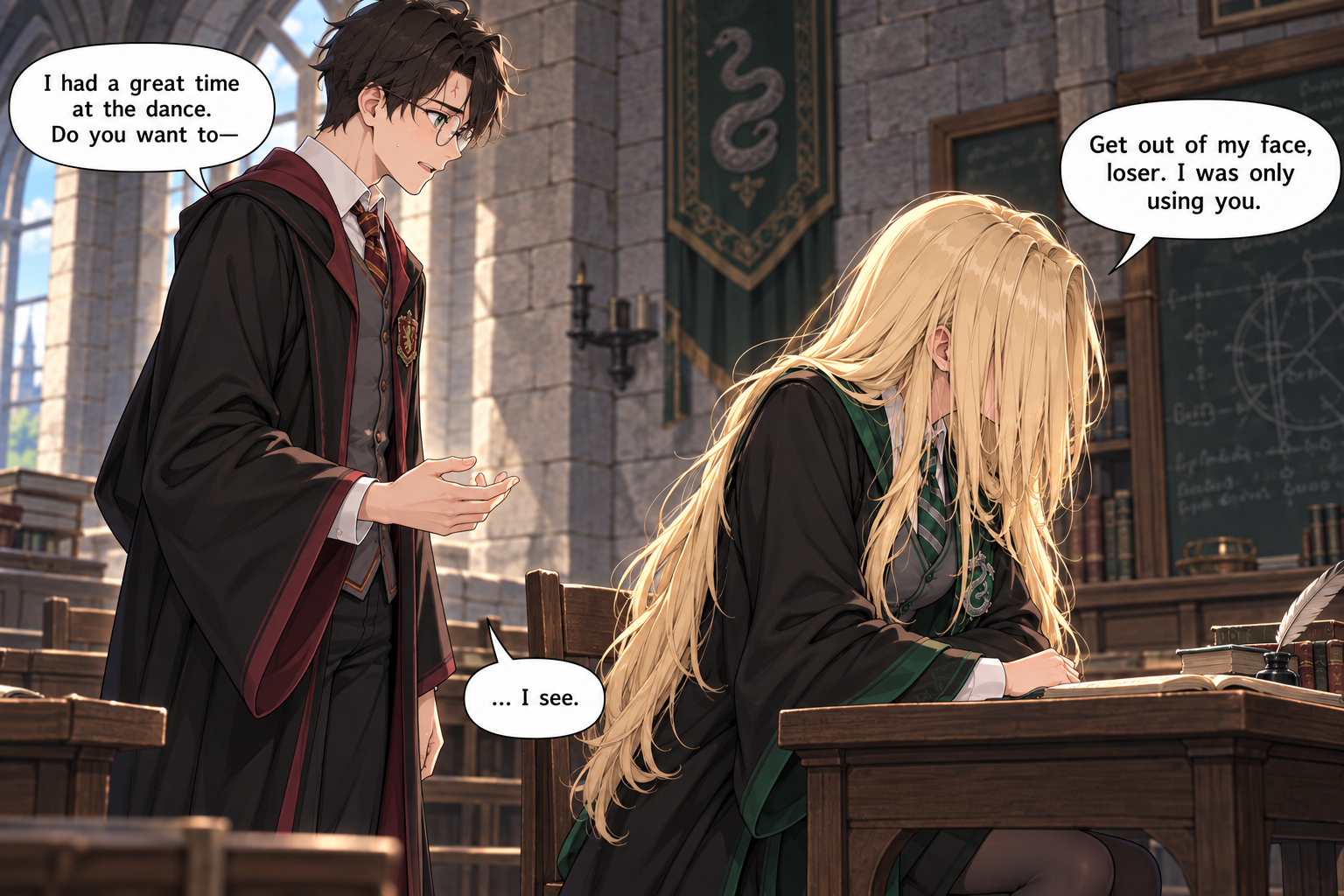 Malfoid is Not in Love – Chapter 1 – Page 9
