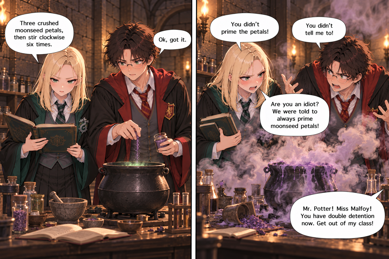Malfoid is Not in Love – Chapter 2 – Page 6